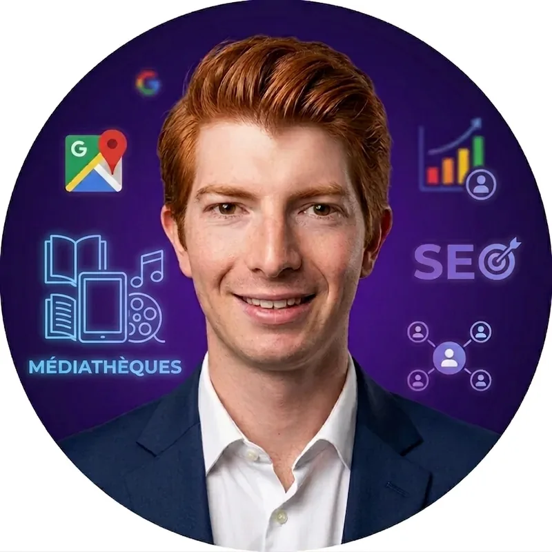 Arnaud Dujardin, expert SEO et création de sites internet pour les médiathèques et bibliothèques