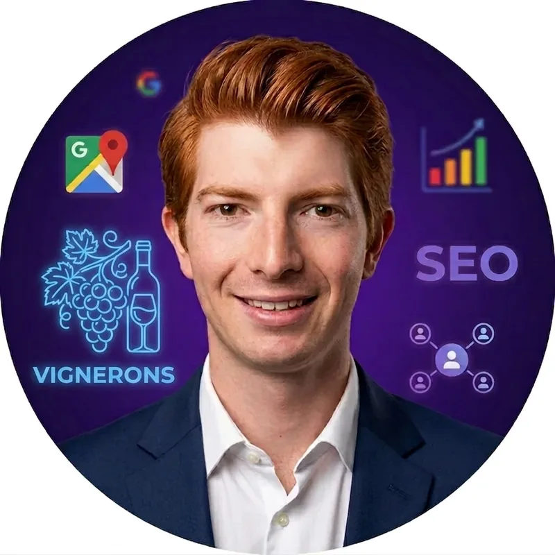 Arnaud Dujardin, expert SEO et création de sites internet pour les vignerons et domaines viticoles