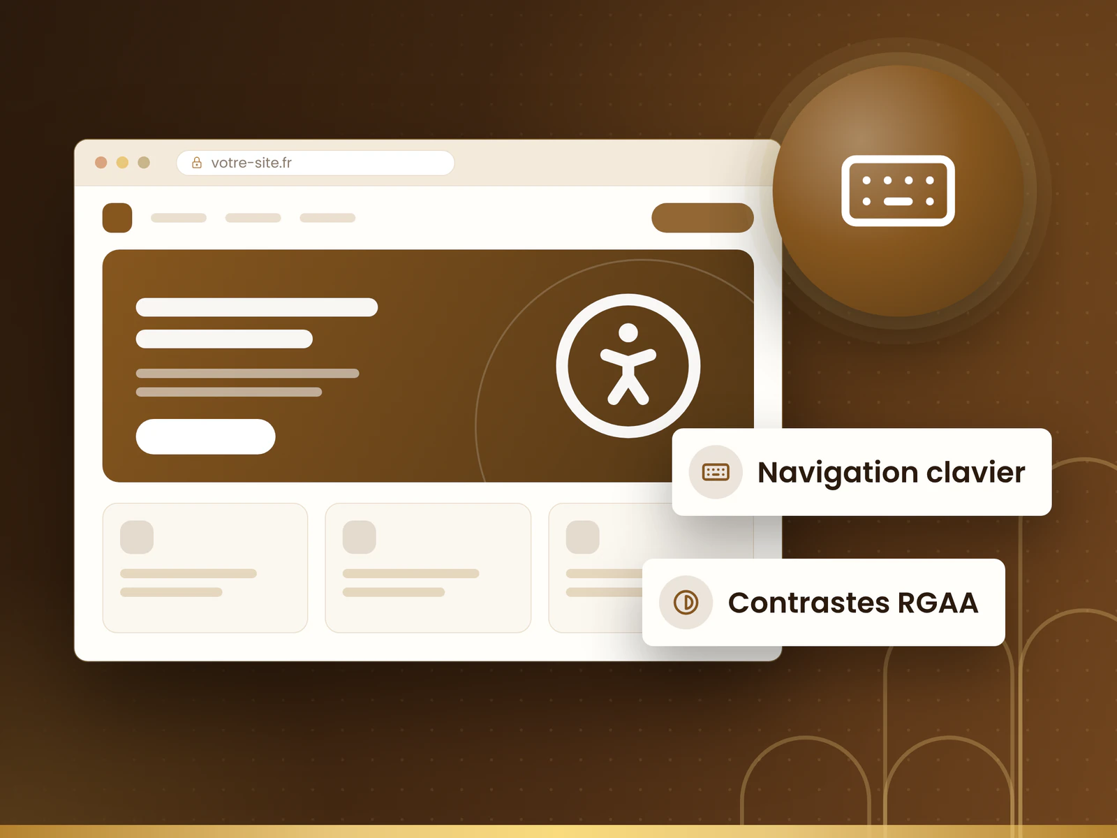 Accessibilité numérique RGAA : navigation au clavier et contrastes conformes – Site internet pour le secteur public