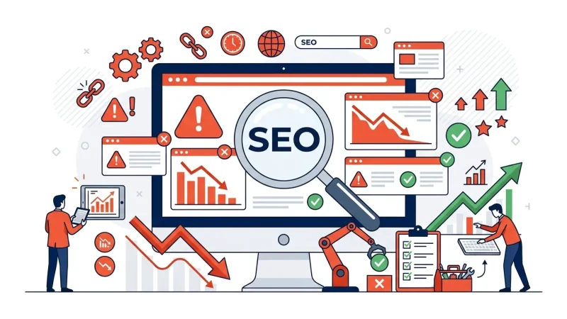 10 erreurs SEO WordPress